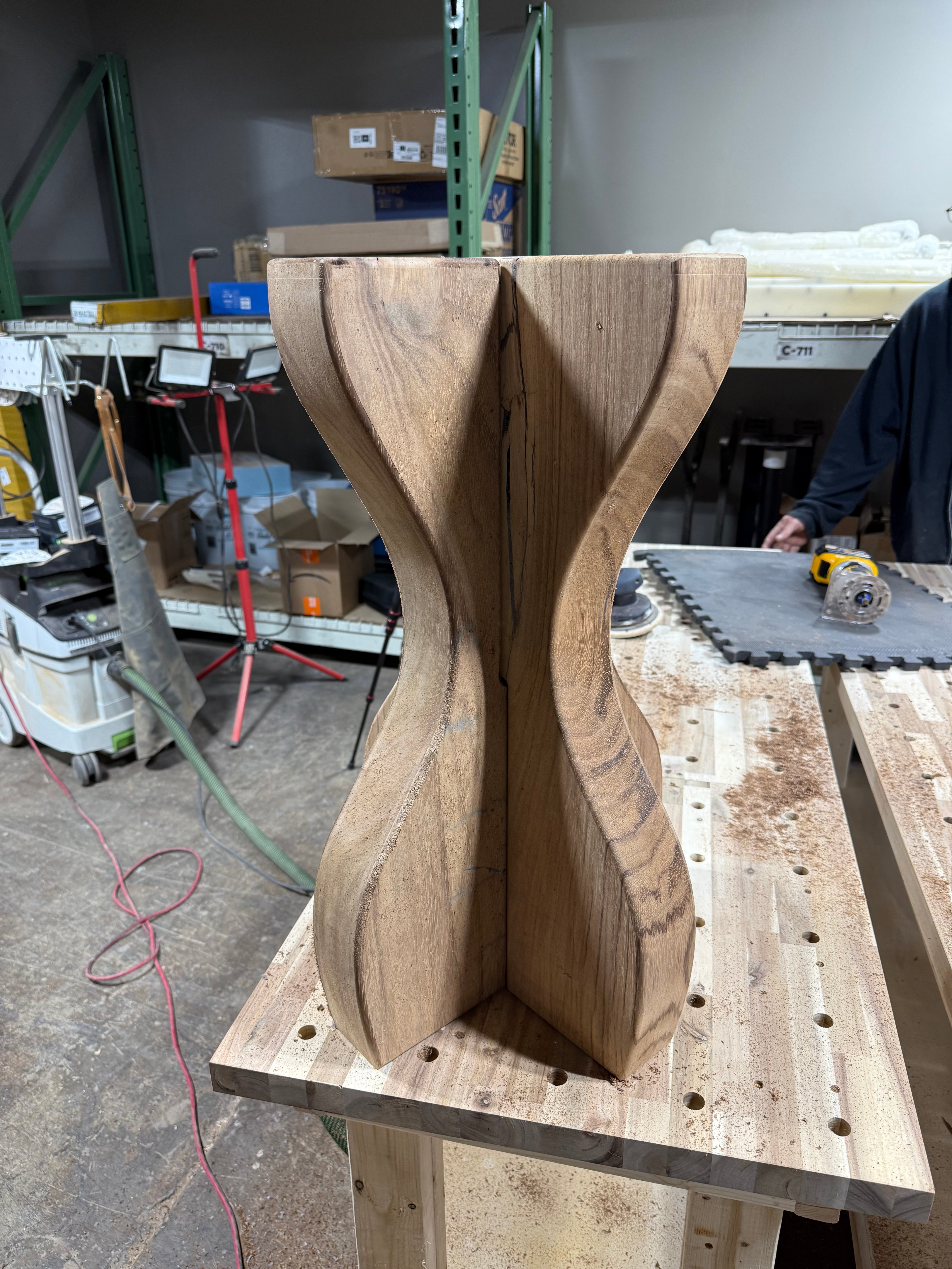 Custom Hour Glass Luxe Table