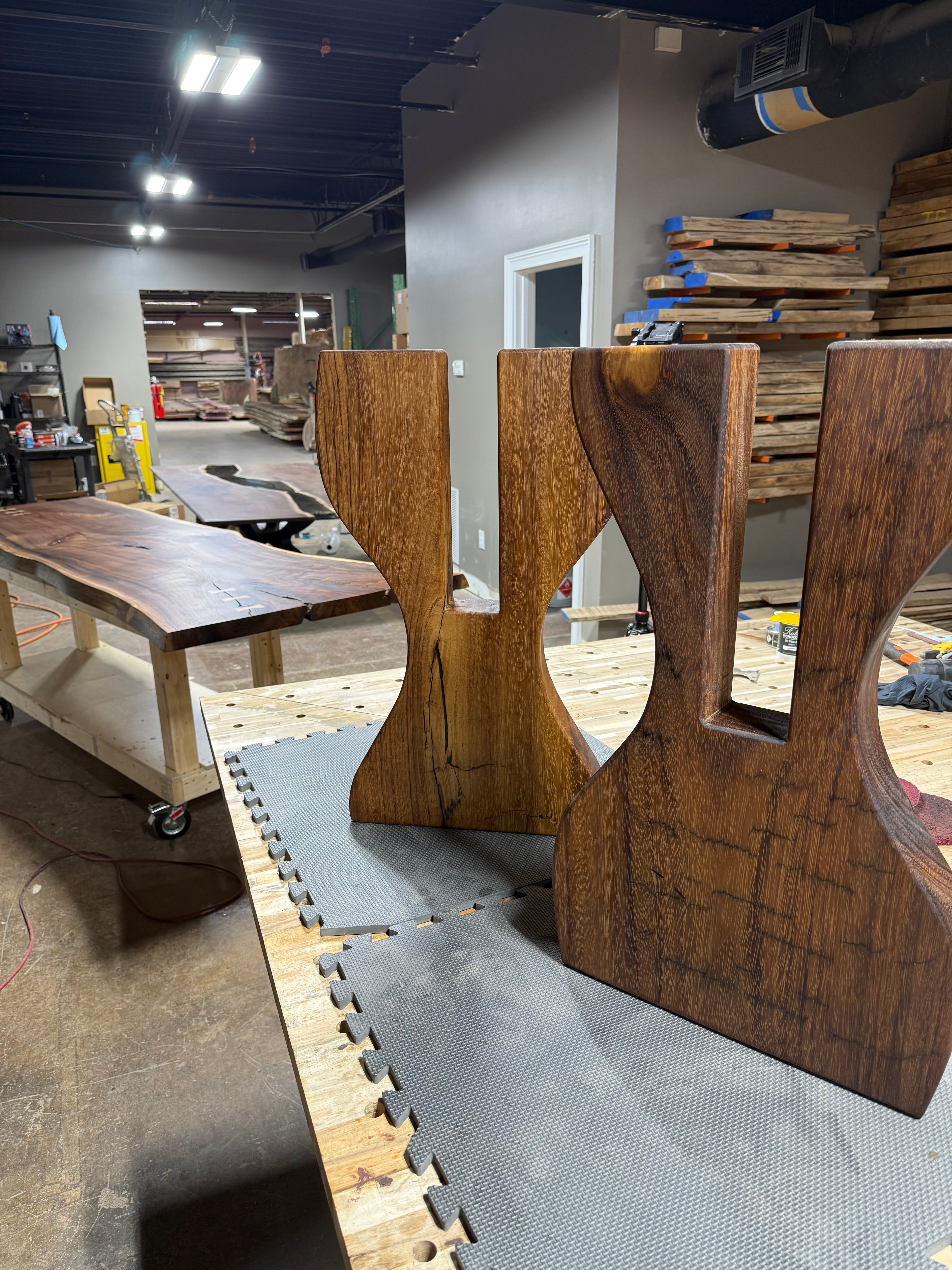 Custom Hour Glass Luxe Table