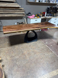 Custom Live Edge Black Walnut Desk