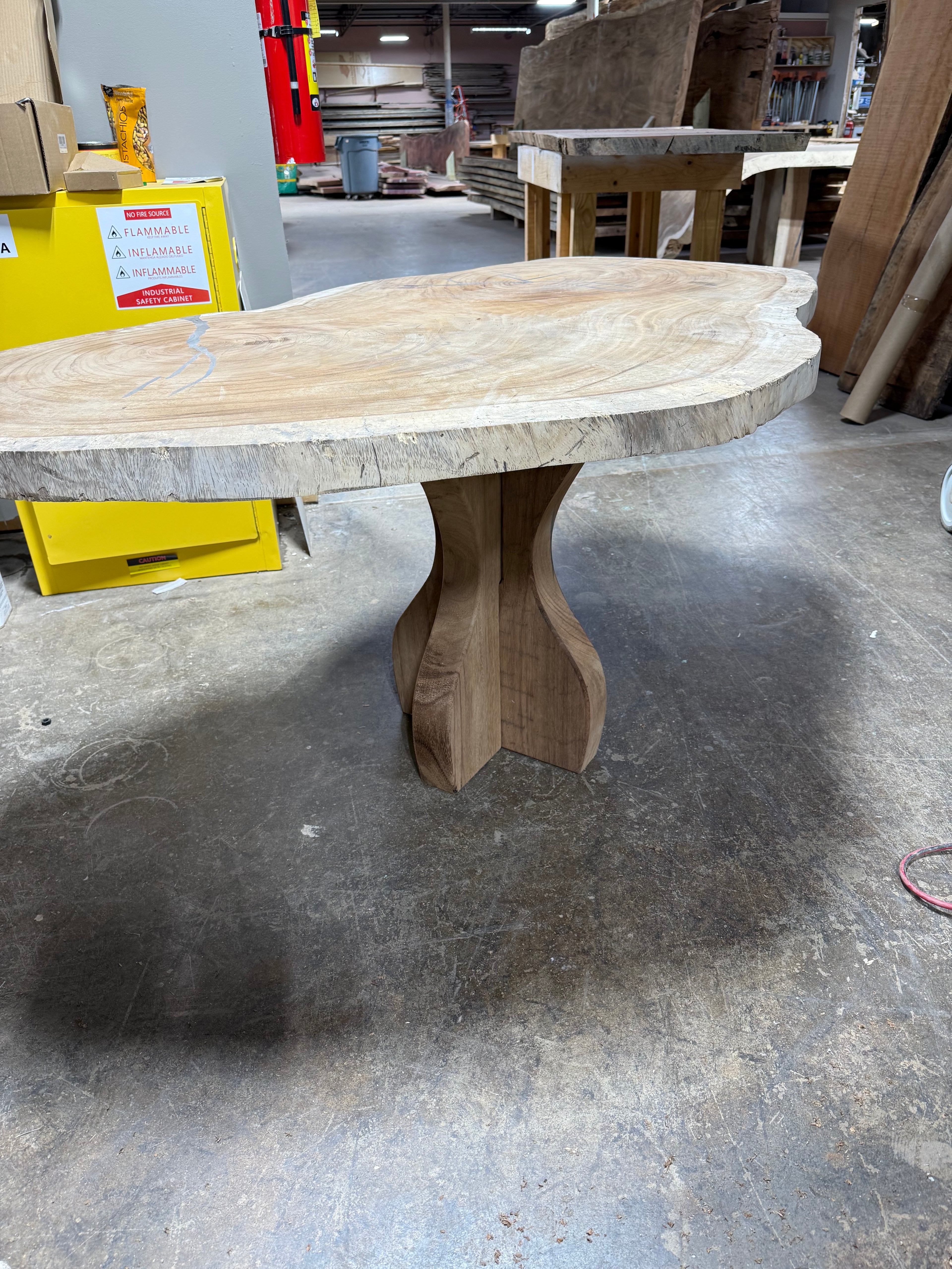 Custom Hour Glass Luxe Table